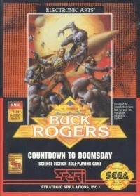 Buck Rogers: Countdown to Doomsday (white cart label)