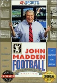 John Madden Football '93 - Championship Edition (Rental Store Exclusive)