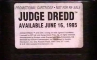 Judge Dredd (Promotional Cartridge)