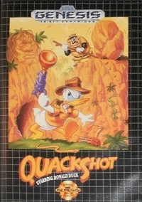 Quackshot starring Donald Duck (Sega Genesis seal)