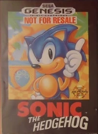 Sonic the Hedgehog (Not for Resale large label)