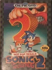 Sonic the Hedgehog 2 (Not for Resale text label)