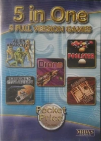 5 in One: 5 Full Version Games: Alien Anarchy, Poolster, Drone, The Race to Galamax and Backgammon Champ