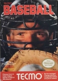 Tecmo Baseball (oval seal)