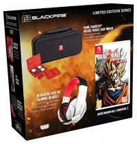 Blackfire NSX-10 Gaming Headset + Game Traveler Deluxe Travel Case NNS40 + Dragon Ball Xenoverse 2 for Nintendo Switch
