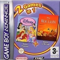 2 Games in 1: Disney Princess + Disney Le Roi Lion