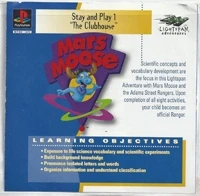 Lightspan Educational Disc  - Mars Moose - Stay and Play 1: In the Clubhouse