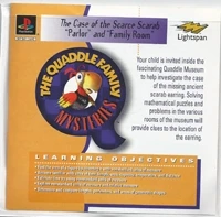 Lightspan Educational Disc  - The Quaddle Family Mysteries 3: The Case of the Scarce Scarab - Parlor