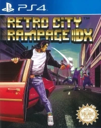 Retro City Rampage DX (red car, gold logo)