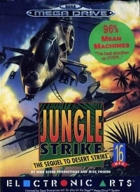 Jungle Strike: The Sequel to Desert Strike (1 player label)