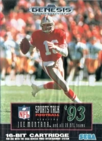 NFL Sports Talk Football '93 starring Joe Montana and all 28 NFL Teams [CA]