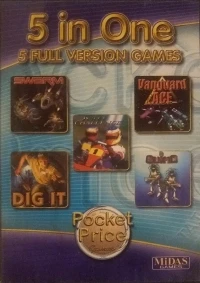 5 in One: 5 Full Version Games: Swarm, Vanguard Ace, Kart Challenge, Dig It and Guimo