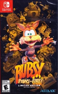 Bubsy: Paws on Fire! - Limited Edition (Limited Run cover)