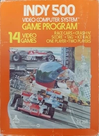 Indy 500 (Text Label, CX-2611 below Atari logo)