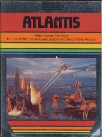 Atlantis (Silver One or Two Player Text Label)