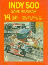 Indy 500 (Text Label, CX-2611 below Atari logo)