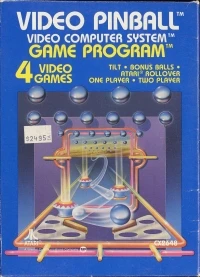 Video Pinball (lower case label)