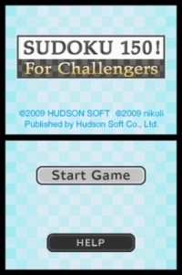 SUDOKU 150! For Challengers