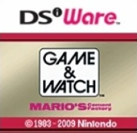 Game &amp; Watch: Mario's Cement Factory
