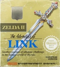 Zelda II: The Adventure of Link (European Version / white circle Seal / NES-AL-EEC)