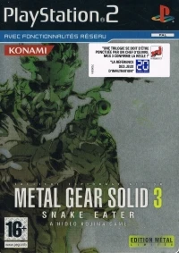 Metal Gear Solid 3: Snake Eater - Édition Métal Limitée