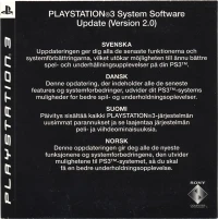 PlayStation 3 System Software Update (Version 2.0) [DK][FI][NO][SE]