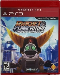 Ratchet & Clank Future: Tools of Destruction - Greatest Hits (Only On PlayStation text right)