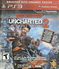 Uncharted 2: Among Thieves: Game of the Year Edition - Greatest Hits (Not for Resale / black stroke text)