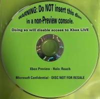 Halo: Reach (Xbox Preview / green disc)