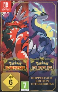 Pokémon Karmesin und Pokémon Purpur - Doppelpack-Edition + Steelbook
