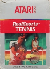 RealSports Tennis (Atari, Corp. / Made in Taiwan / 1986)