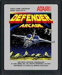 Defender Arcade (gray label / one spacecraft)