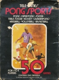 Pong Sports (Contains One Cartridge / Tele-Games Cartridge / Indicates Registered Trademark)
