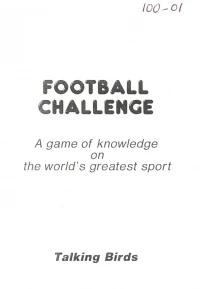 Football Challenge