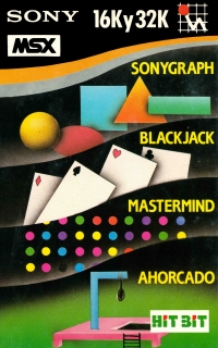 Sonygraph / Blackjack / Mastermind / Ahorcado