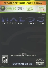 Halo 3 Legendary Edition Pre-Order Box