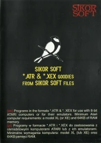 Sikor Soft *.atr & *.xex Goodies from Sikor Soft Files